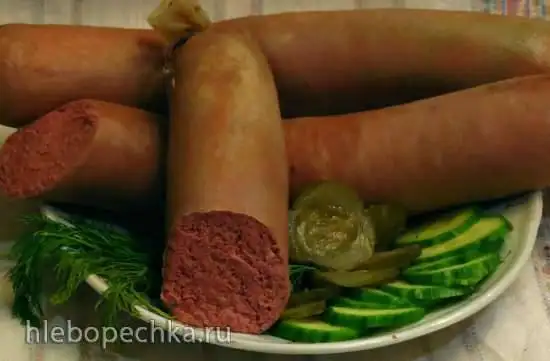 Домашняя ливерная колбаса «Особая»