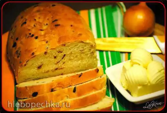 Луковый хлеб с беконом (Zwiebel-Brot mit Speck)