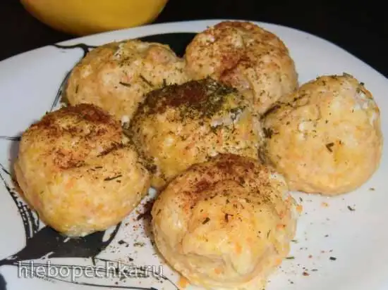 Творожно-морковные кнедли с лососем. (Karotten Topfenknоdel mit Lachs)