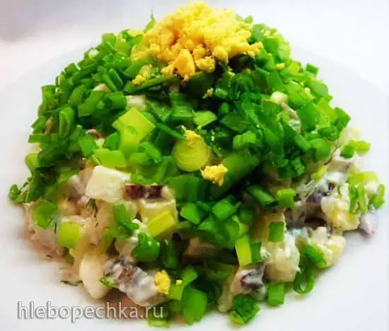 Салат из сельди по-норвежски
