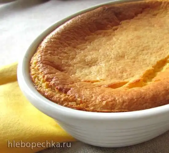 Запеканка из поленты с яблоками (Polentaauflauf mit Aepfeln)
