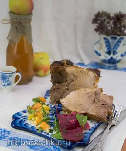 Свинина в Кальвадосе (Calvados-Nacken)
