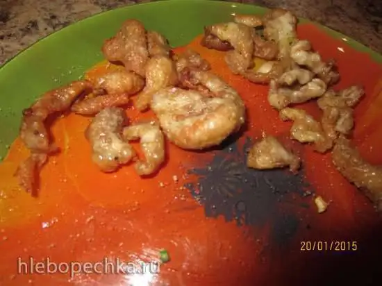 Чипсы из жареной куриной шкурки (закуска к пиву)