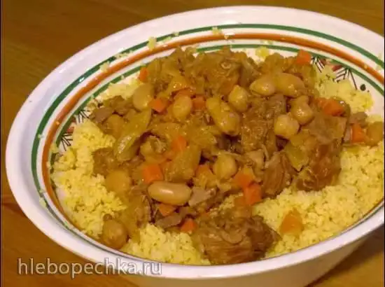 Индейка с кус-кусом (Мультиварочный «тажин»)