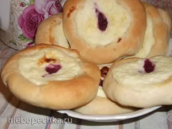 Ватрушки с джемом и творогом (пиццамейкер Princess 115000)
