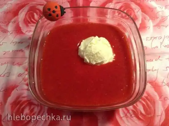 Немецкий клубничный суп (Erdbeersuppe)