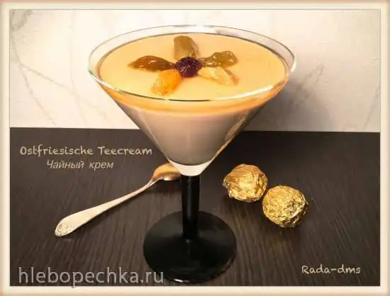 Восточно-фрисландский чайный крем Ostfriesische Teecreme