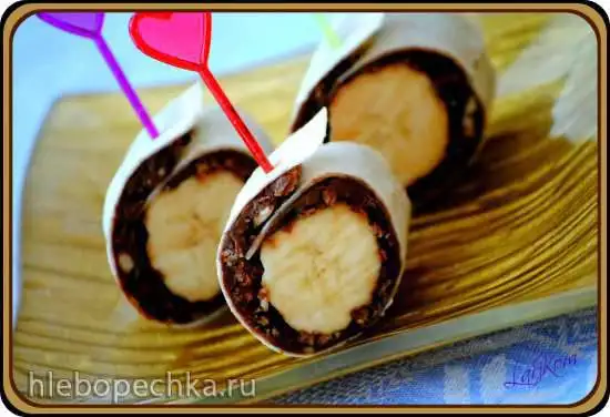 Шоколадно-банановые роллы (Schoko-Bananen-Wrap)