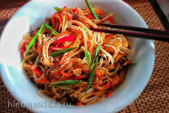 Фунчёза с мясом и овощами (как готовят в Средней Азии)