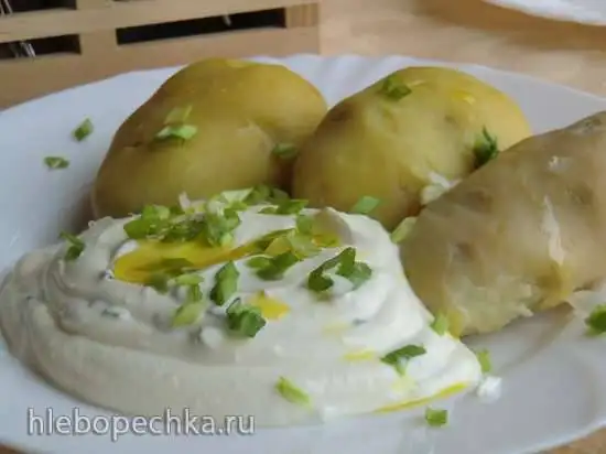 Творог с льняным маслом (Quark mit Leinoel)