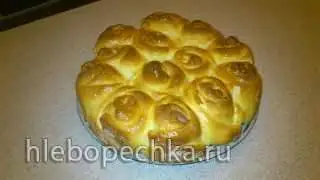 Дрожжевые булочки с пастой Нутелла