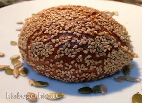 Молочные булочки в кунжуте