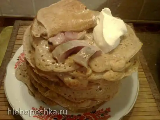 Блины дрожжевые ржаные