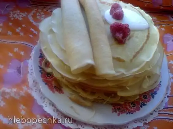 Блины яичные