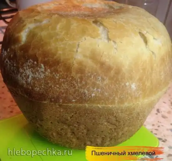 Пшеничный хлеб на хмелевой  закваске (2 варианта)