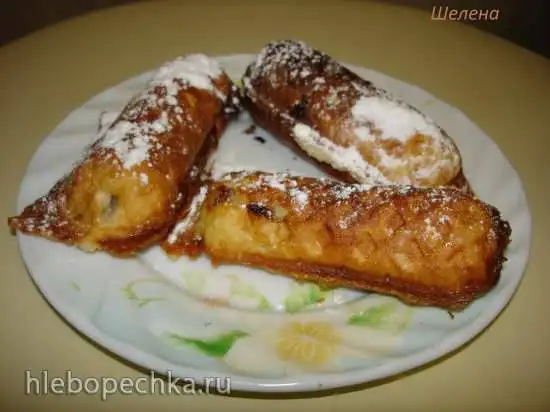Палочки «Творожные запеканочки с изюмом» (в сосисочнице Smile 3633)