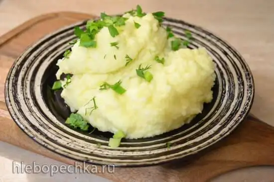 Картофельное пюре с использованием толкушки для картофеля