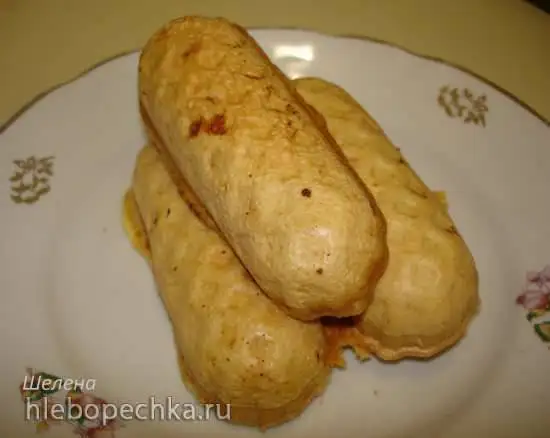Омлетики с начинкой из мяса и сыра в сосисочнице Smile 3633