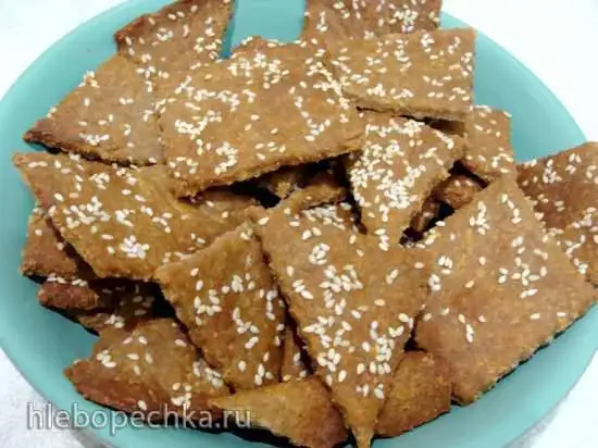 Ржаные сырные хлебо-хрустяшки