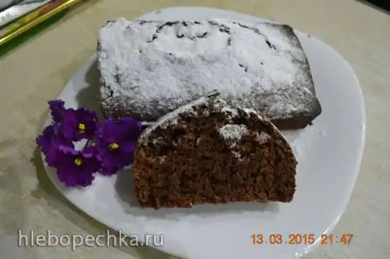 Постный шоколадный кекс