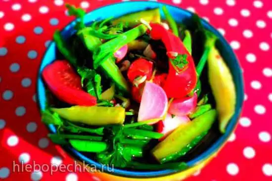 Летнее чимчи (готовим вкусно ботву редиса)