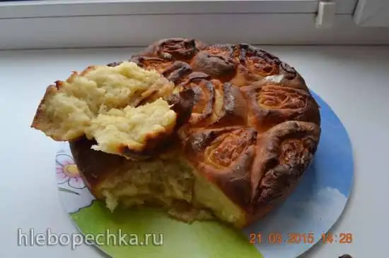 Булочки «Улитка в молоке»