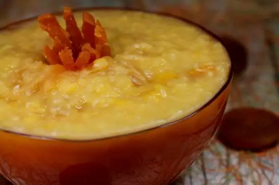 Гороховая каша с курагой