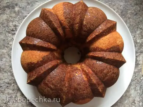 Пряный мраморный кекс (Майда Хиттер) / Marbleized Spice Cake (Maida Heatter)