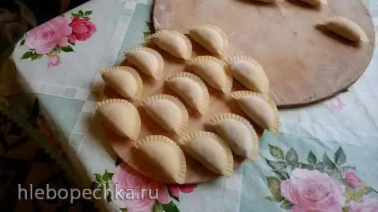 Пельмени из микса рисовой и пшеничной муки