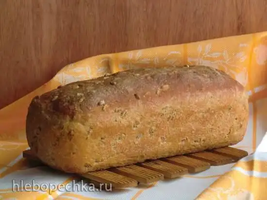 Хлеб с проростками и цельнозерновой мукой