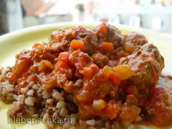 Польпетте (polpette) в томатно-овощном соусе в Steba DD1