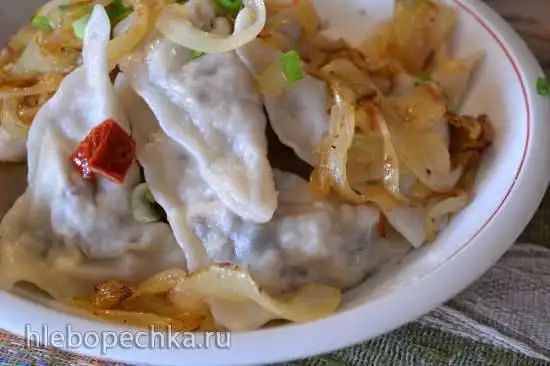 Вареники с гречей и черносливом (вторая степень поста)