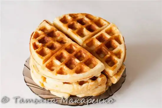 Брюссельские вафли в вафельнице Gfgrill GF-020 Waffle Pro