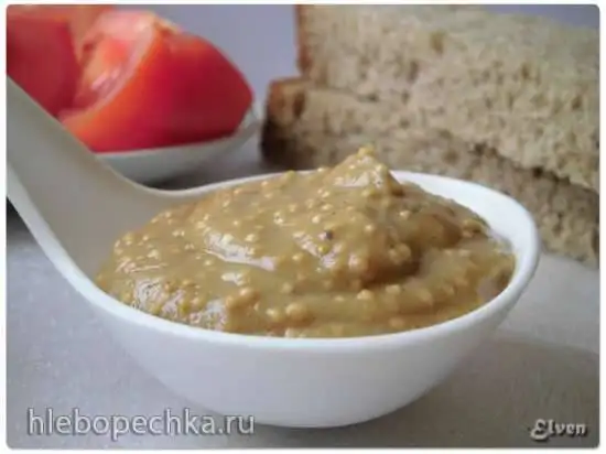 Горчица с зернами