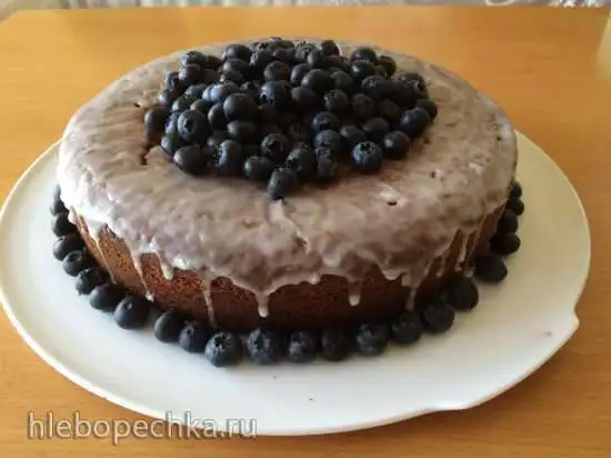 Черничный пирог-сюрприз (Майда Хиттер)/Blueberry Surprise Cake (Maida Heatter)