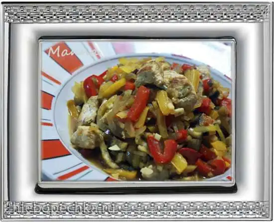 Овощное рагу с мясом (мультиварка Philips HD3197)