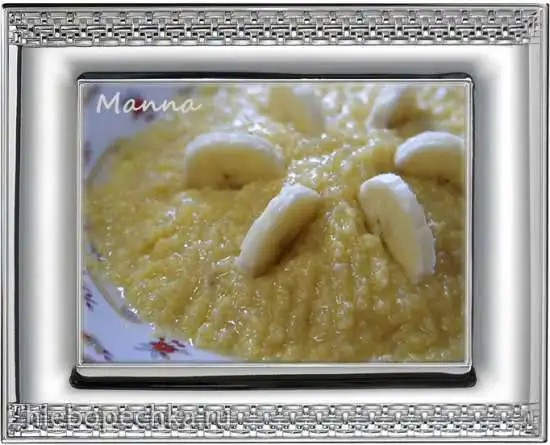 Кукурузная каша с медом и бананом (мультиварка Philips HD3197)