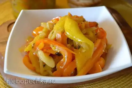 Закуска-гарнир из сладкого перца с манго