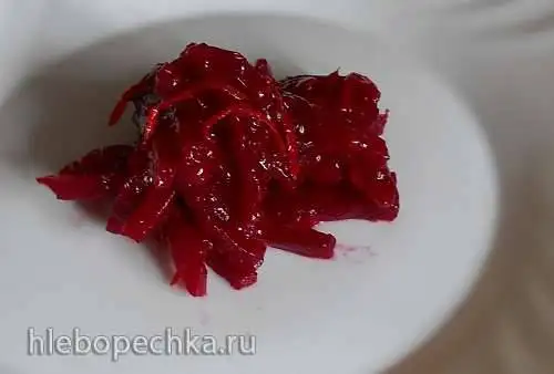 Свёкла в апельсиновом соке