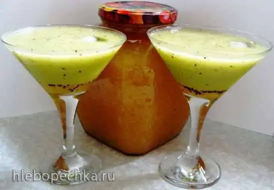 Коктейль - киви и мёд
