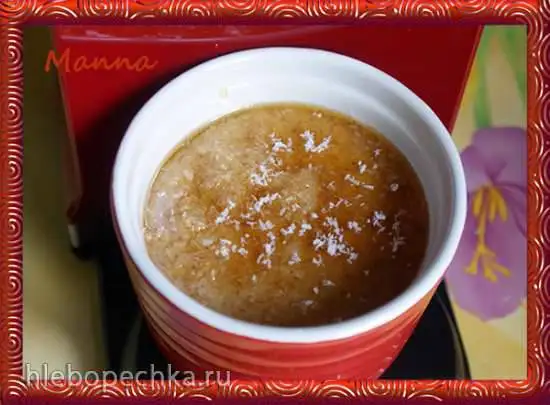 Кокосовая цельнозерновая манная каша (мультиварка KitchenAid)