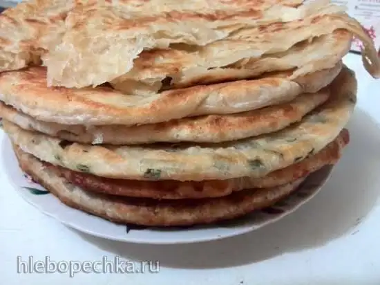 Лепешки слоёные