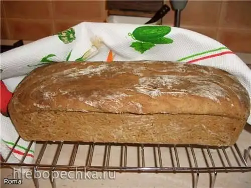 Хлеб пшенично-гречишный формовой на гречишной закваске от Ромы