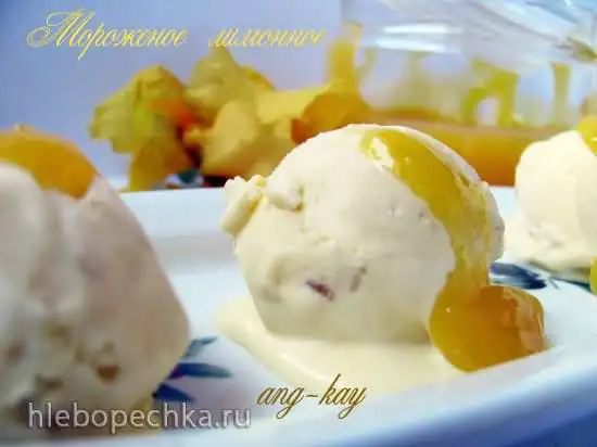 Мороженое лимонное (миксер)