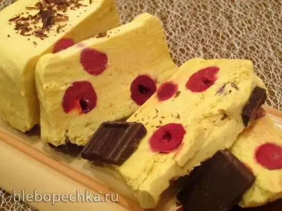 Семифреддо «Пряное манго с вишней и шоколадом»