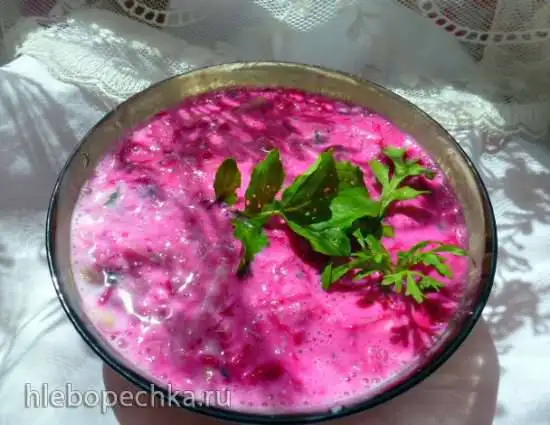 Свекольник на кефире