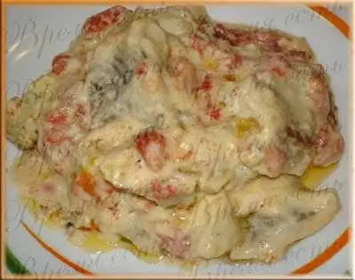 Рыба с помидорами в сметане (мультиварка Panasonic)