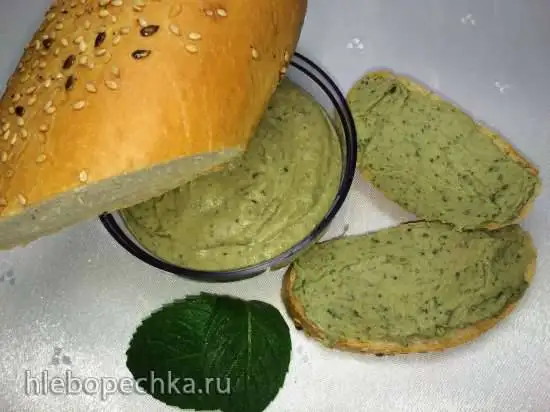 Паштет из фасоли и мяты