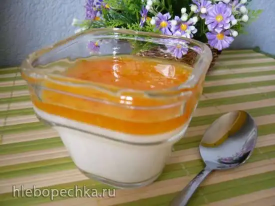 Желе из кефира
