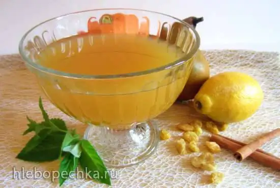 Бульон для сладких супов (соусов, желе, сиропа) фруктовый светлый